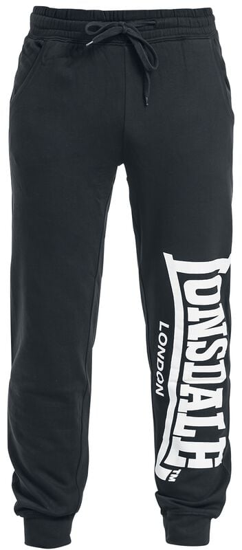 rock revival "Logo Large" Tracksuit Trousers black by Lonsdale London
