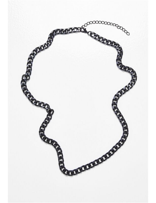rock revival "Long Basic Chain Necklace" Necklace black by Urban Classics
