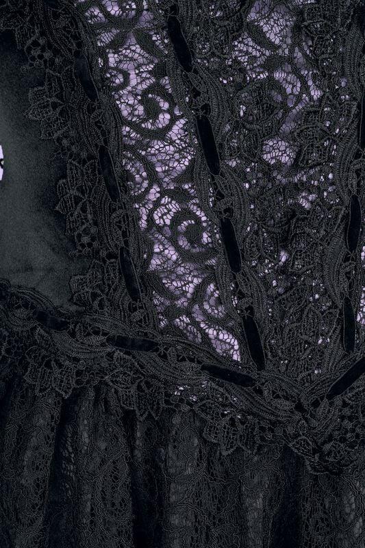 Rock Revival "Long Gothic Dress" Maxi Dress Black-lilac By Sinister Gothic