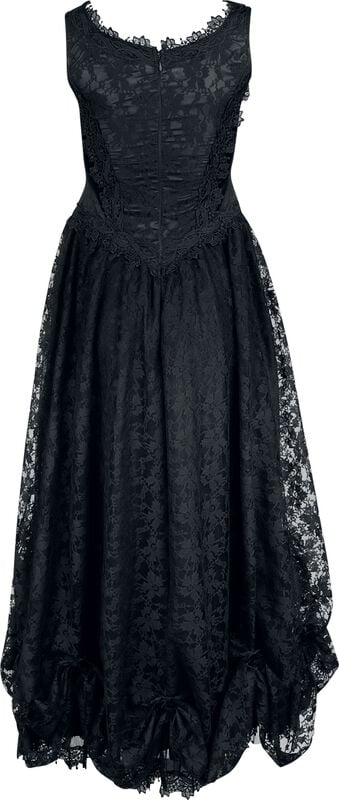 Rock Revival "Long Gothic Dress" Maxi Dress Black-pink By Sinister Gothic