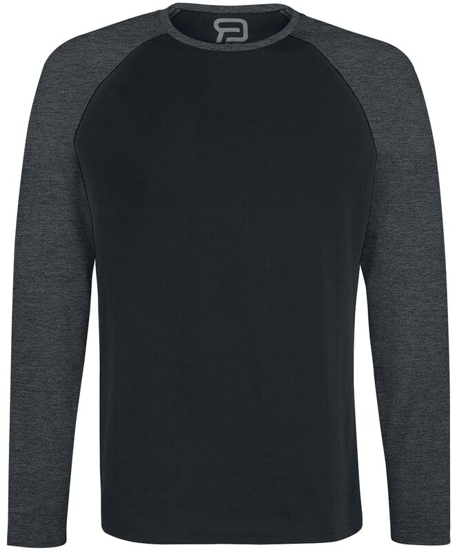 rock revival "Long Raglan Road" Long-sleeve Shirt black-dark grey by RED by EMP