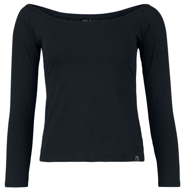 Rock Revival "Long-sleeved Top" Long-sleeve Shirt Black By Black Premium By EMP