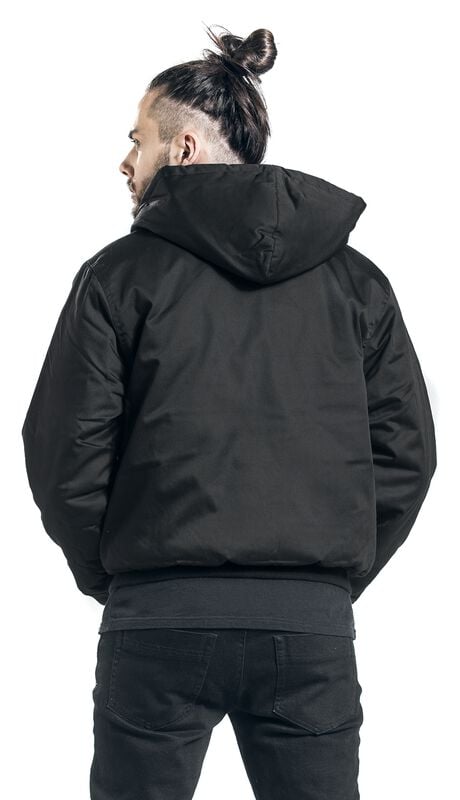Rock Revival "Lord Canterbury Hooded Winter" Mid-Season Jackets Black By Brandit