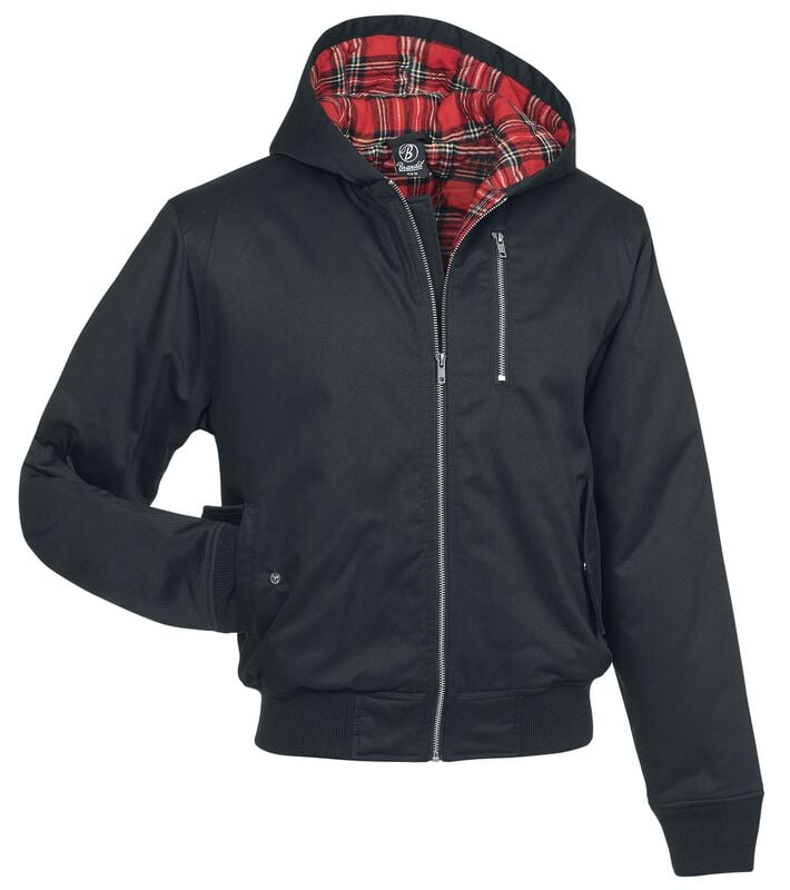 Rock Revival "Lord Canterbury Hooded Winter" Mid-Season Jackets Black By Brandit