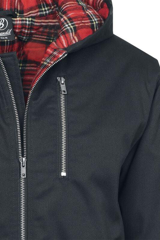 Rock Revival "Lord Canterbury Hooded Winter" Mid-Season Jackets Black By Brandit