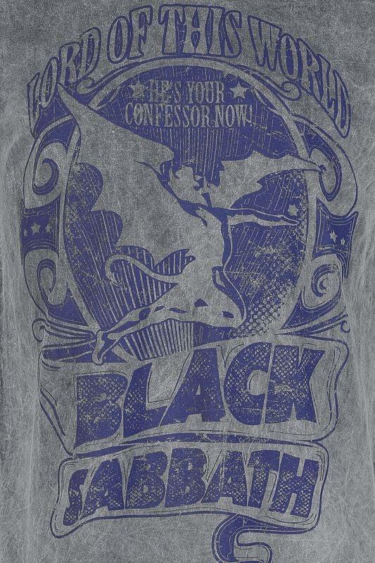 Rock Revival "Lord Of This World" T-Shirt Grey By Black Sabbath