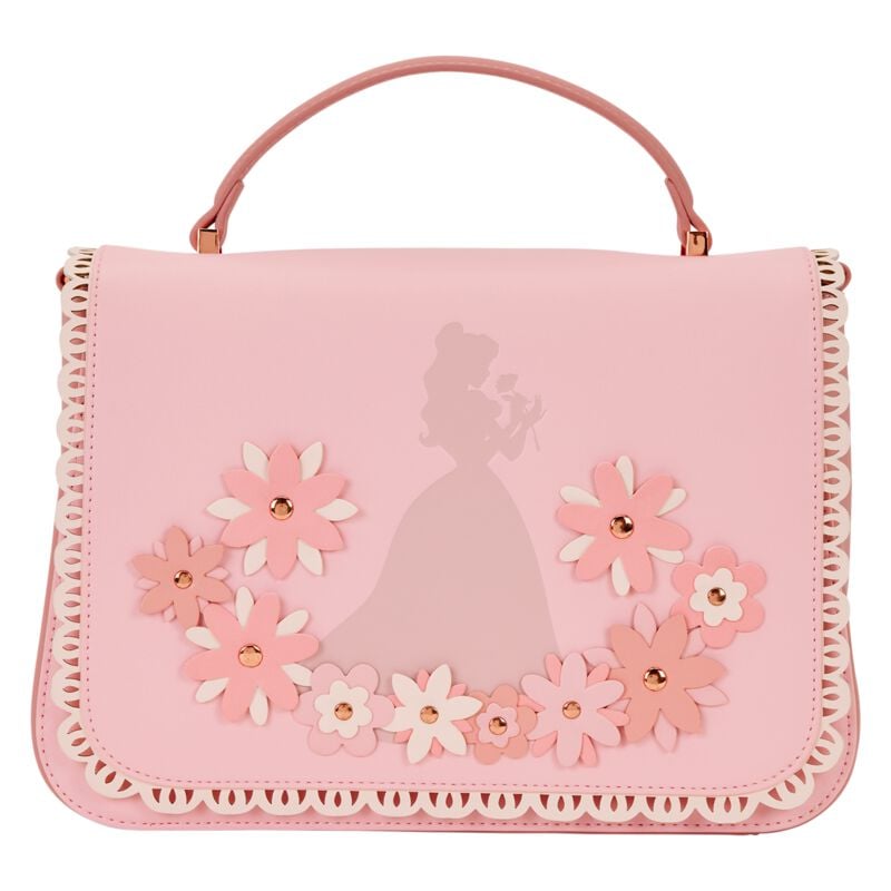 Rock Revival "Loungefly - Stained Glass Princesses" Handbag Pink-white By Disney