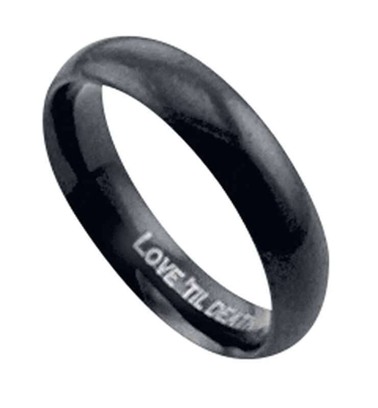 Rock Revival "Love 'Til Death" Ring Black By EtNox Hard And Heavy