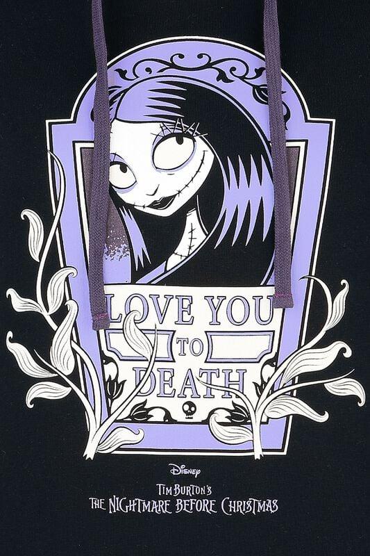 Rock Revival "Love You To Death" Hoodie Black-lilac By The Nightmare Before Christmas