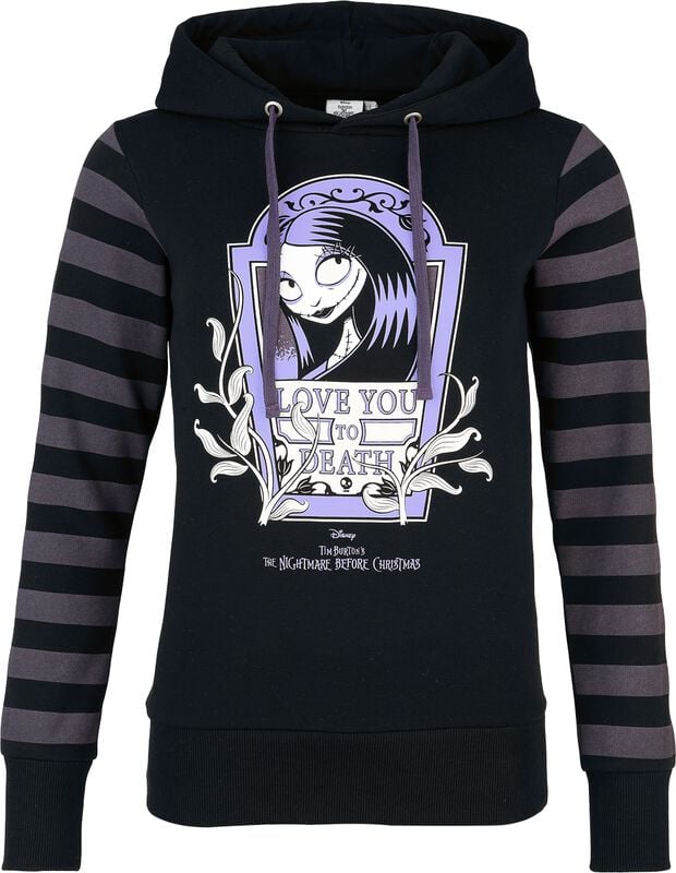 rock revival "Love You To Death" Hoodie black-lilac by The Nightmare Before Christmas