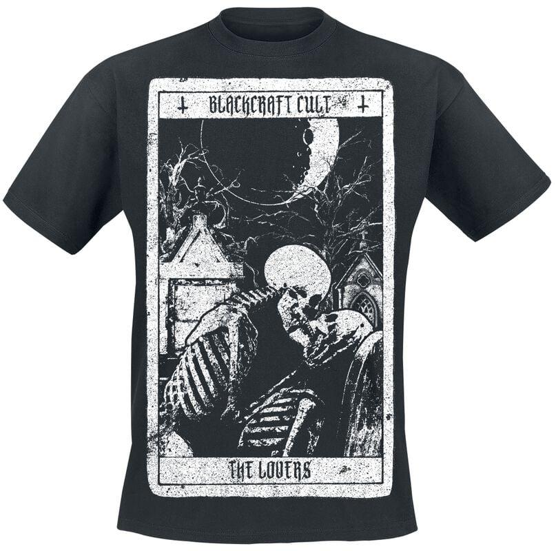 rock revival "Lovers Tarot T-shirt" T-Shirt black by Blackcraft Cult