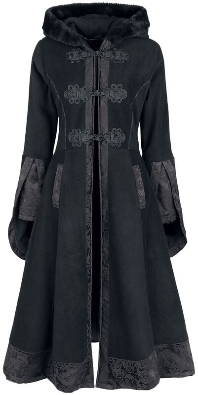 Rock Revival "Luella Coat" Coat Black By Poizen Industries