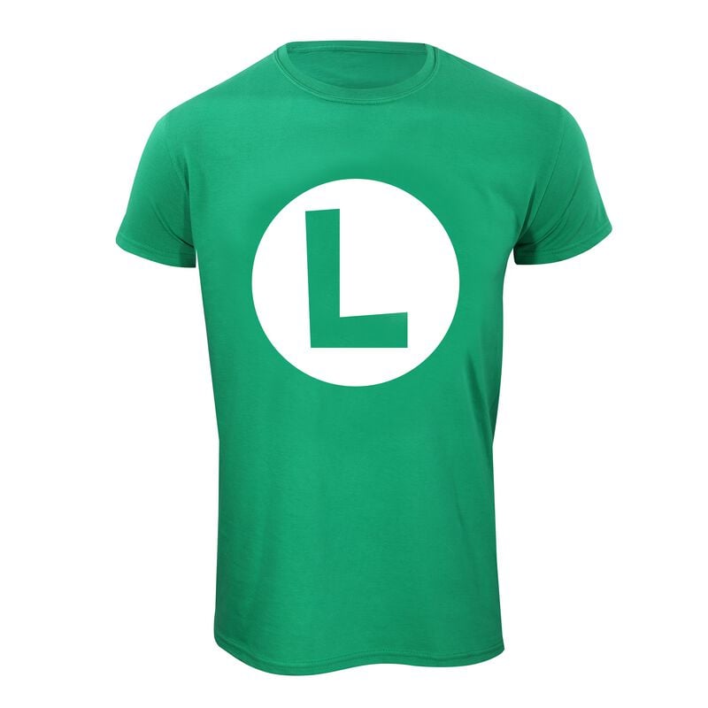 rock revival "Luigi Badge" T-Shirt green by Super Mario