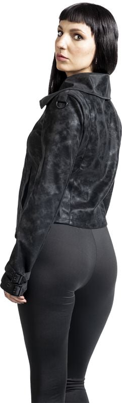 Rock Revival "Lunar Lycan Jacket" Biker Jacket Black By KIHILIST By KILLSTAR