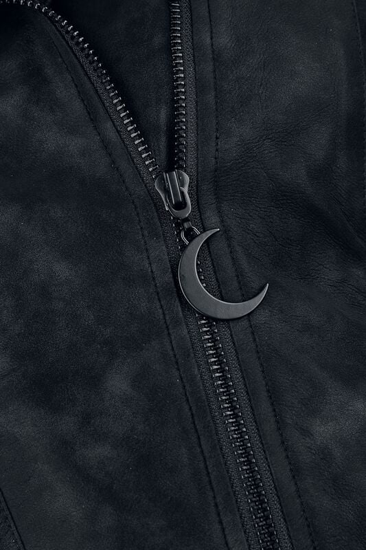 Rock Revival "Lunar Lycan Jacket" Biker Jacket Black By KIHILIST By KILLSTAR