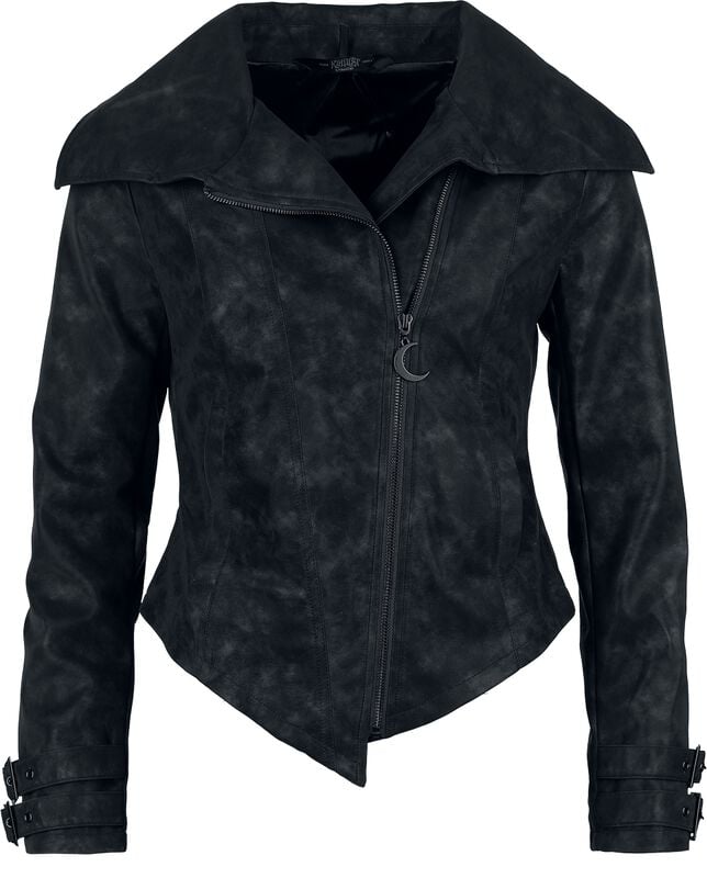 rock revival "Lunar Lycan Jacket" Biker Jacket black by KIHILIST by KILLSTAR
