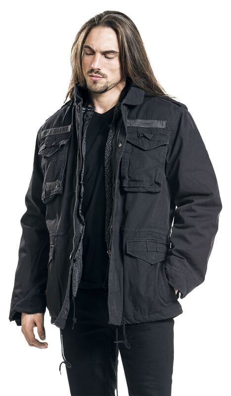 rock revival "M65 Giant" Winter Jacket black by Brandit
