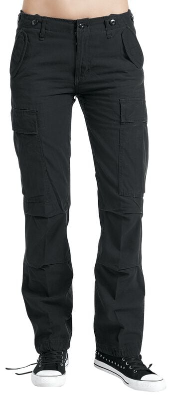 Rock Revival "M65 Ladies Trousers" Cargo Trousers Black By Brandit
