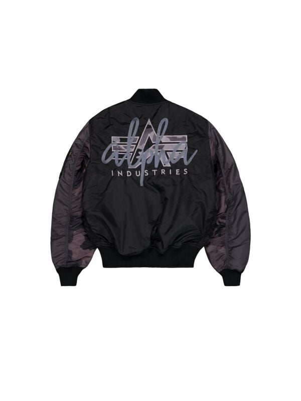 Rock Revival "MA-1 Camo BE" Bomber Jacket Black By Alpha Industries