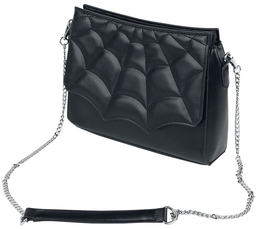 rock revival "Mabris Shoulder Bag" Handbag black-silver by Banned Alternative