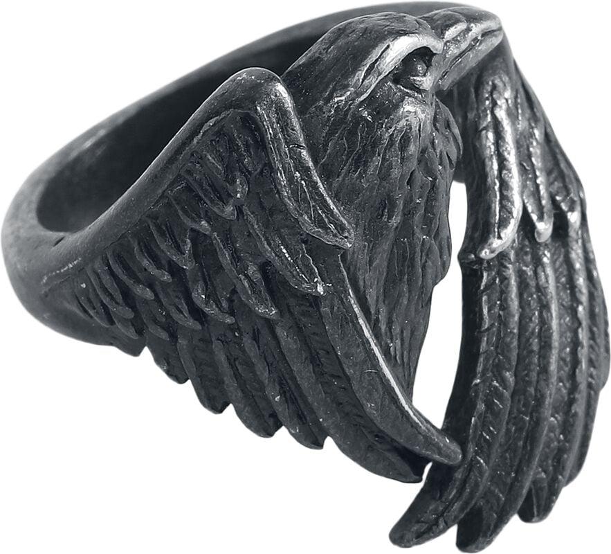 Rock Revival "Made Of The Night Ring" Ring Black By Alchemy Gothic