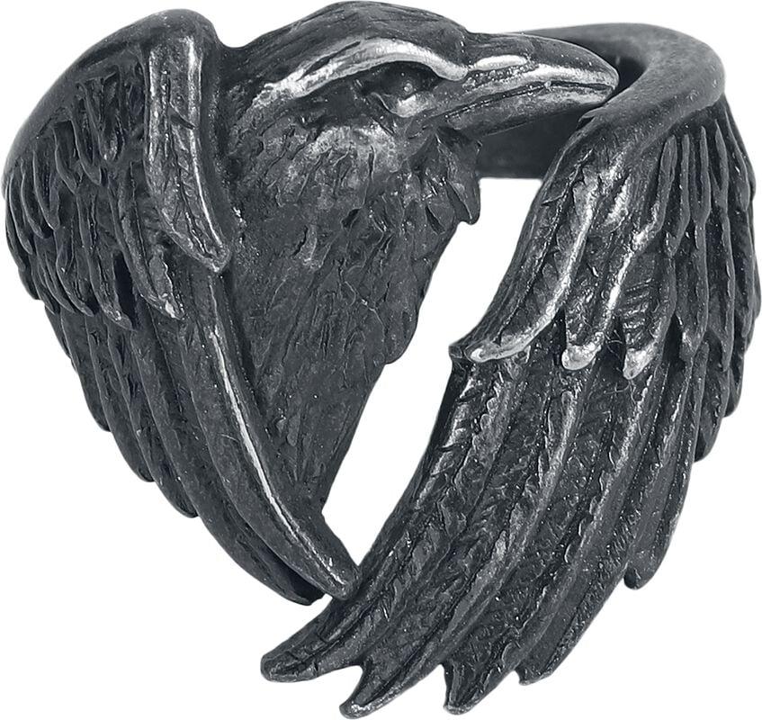 rock revival "Made of the Night Ring" Ring black by Alchemy Gothic