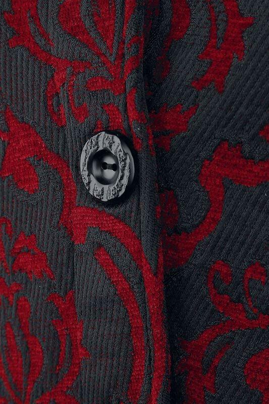 Rock Revival "Mansion Coat" Coat Red-black By Poizen Industries