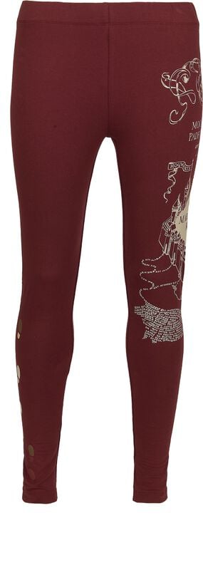 rock revival "Marauder's map" Leggings multicolour by Harry Potter