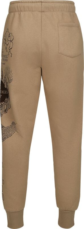 Rock Revival "Marauder's Map" Tracksuit Trousers Light Brown By Harry Potter