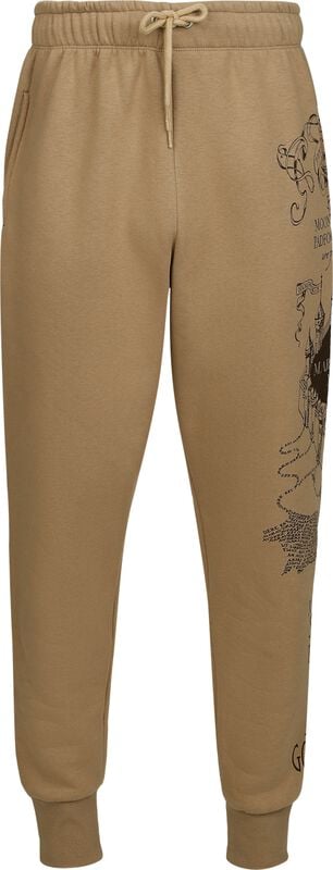 rock revival "Marauder's map" Tracksuit Trousers light brown by Harry Potter
