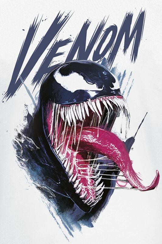 Rock Revival "Marvel Games - Spider-Man 2 - Venom Scratched" T-Shirt White By Spider-Man