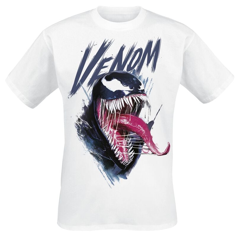 rock revival "Marvel Games - Spider-Man 2 - Venom Scratched" T-Shirt white by Spider-Man