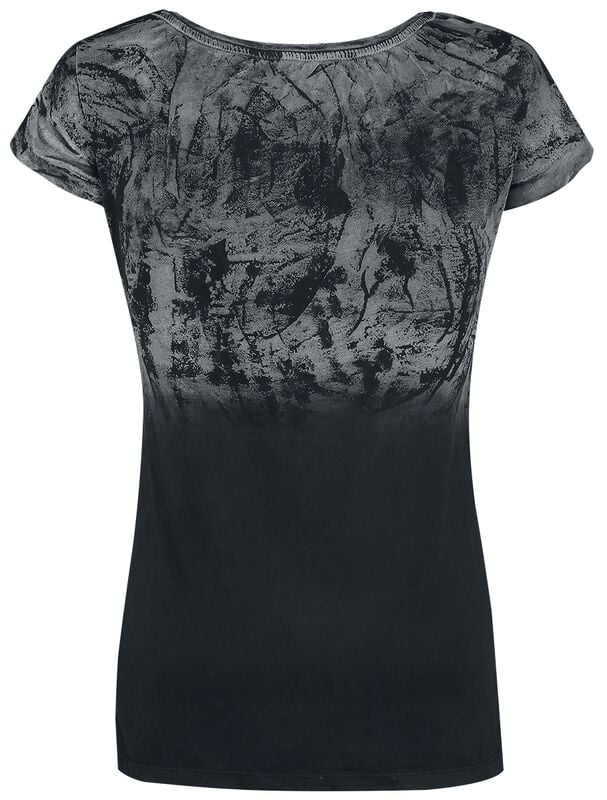 Rock Revival "Marylin Spatolato" T-Shirt Black-grey By Outer Vision