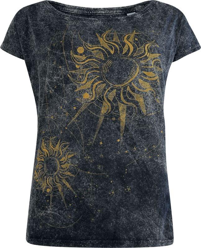 rock revival "Marylin" T-Shirt black-grey by Outer Vision