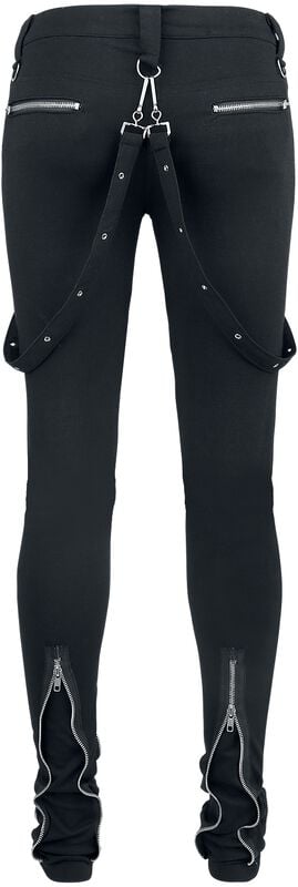Rock Revival "Megan" Cloth Trousers Black By Gothicana By EMP