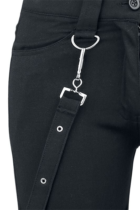 Rock Revival "Megan" Cloth Trousers Black By Gothicana By EMP