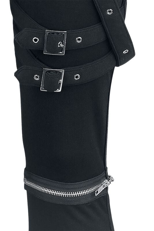 Rock Revival "Megan" Cloth Trousers Black By Gothicana By EMP