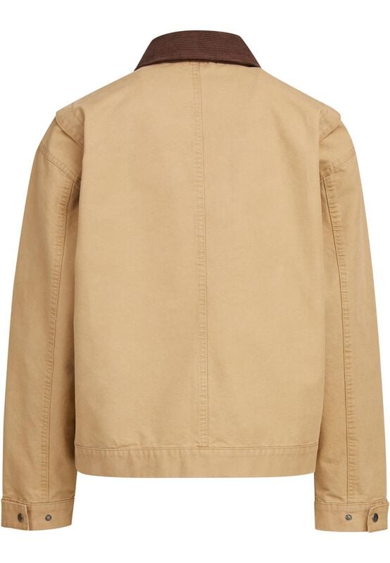 Rock Revival "Men's Workwear Cotton Jacket" Mid-Season Jackets Beige By Urban Classics