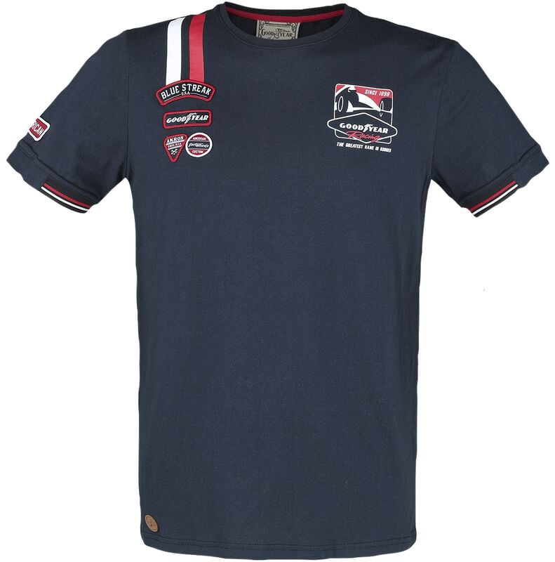 Rock Revival "Men T-Shirt Comfort Fit" T-Shirt Navy By GoodYear