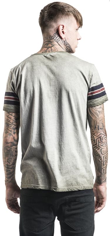 Rock Revival "Men T-Shirt Comfort Fit" T-Shirt Olive By GoodYear
