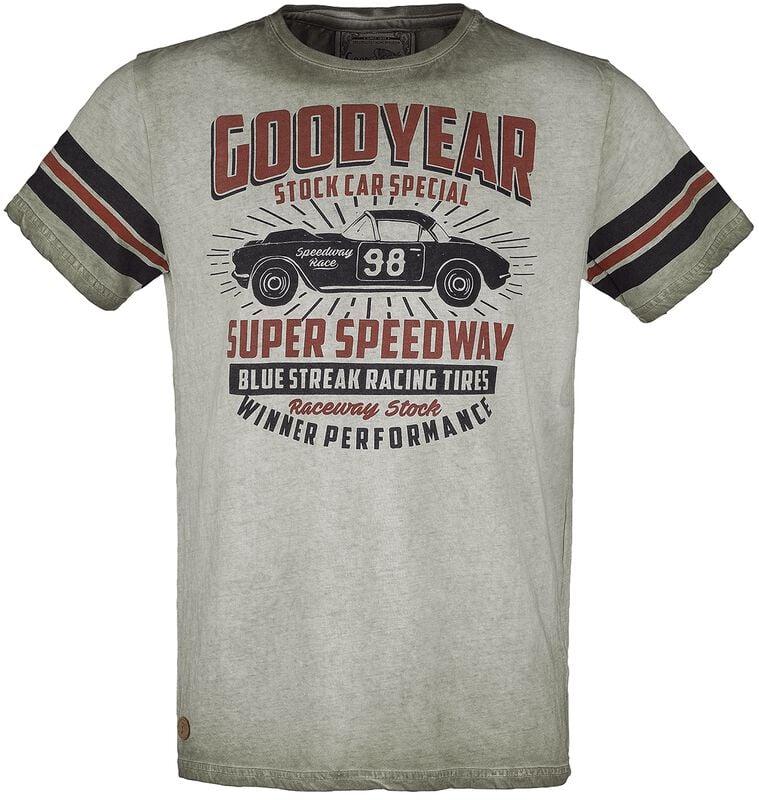 Rock Revival "Men T-Shirt Comfort Fit" T-Shirt Olive By GoodYear