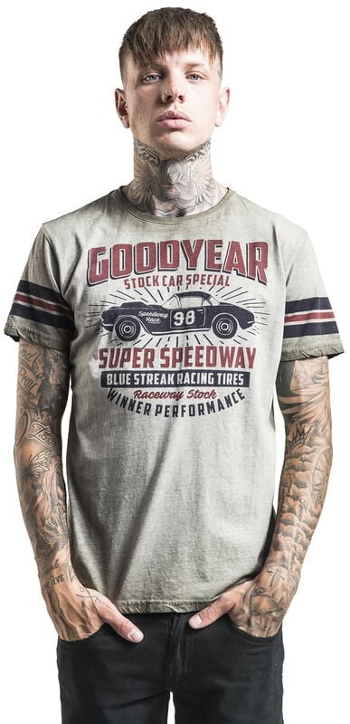 rock revival "Men T-Shirt Comfort fit" T-Shirt olive by GoodYear