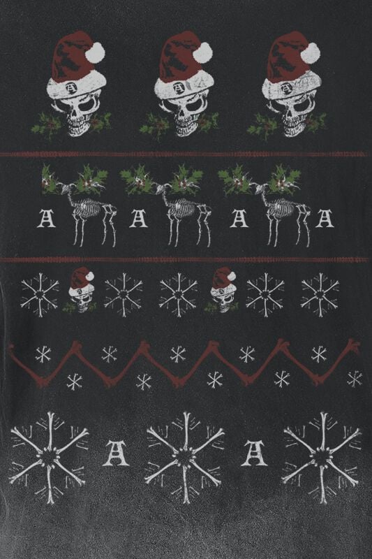 Rock Revival "Merry Deadly Christmas" T-Shirt Grey By Alchemy England