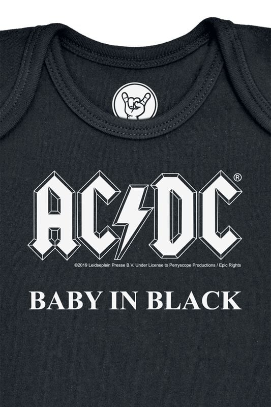 Rock Revival "Metal-Kids - Baby In Black" Body Black By AC/DC