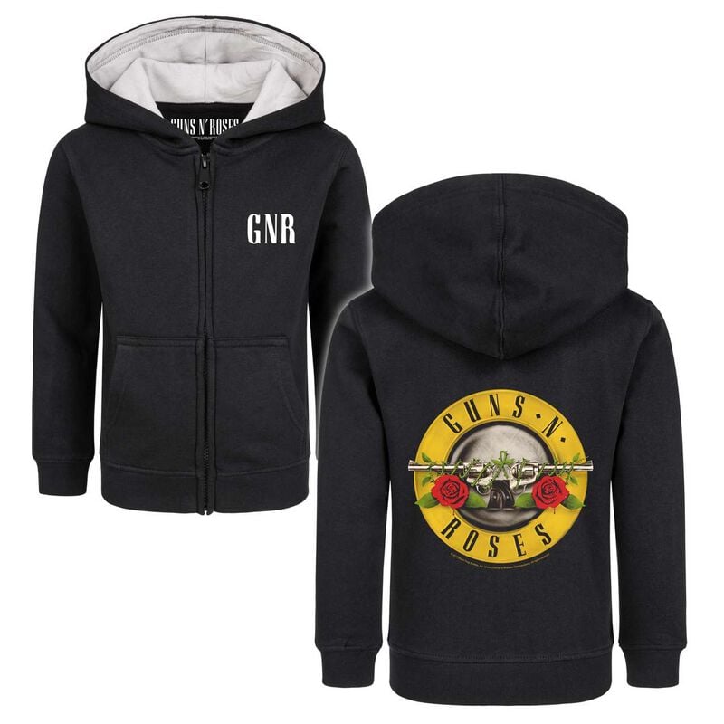 rock revival "Metal-Kids - Bullet" Kids' hooded jackets black by Guns N' Roses
