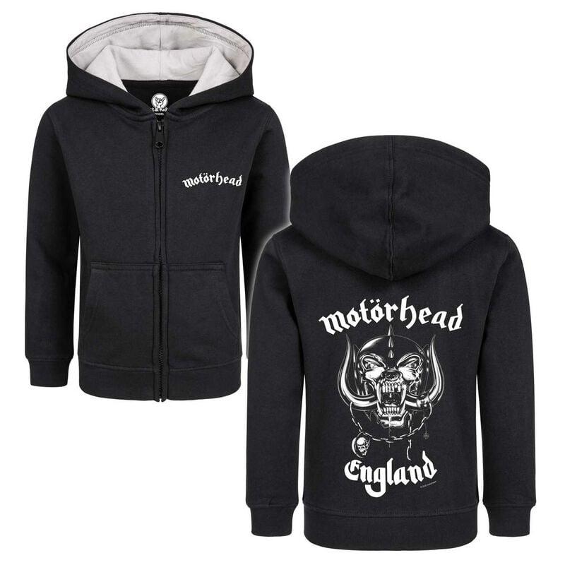 rock revival "Metal-Kids - England" Kids' hooded jackets black by Motörhead