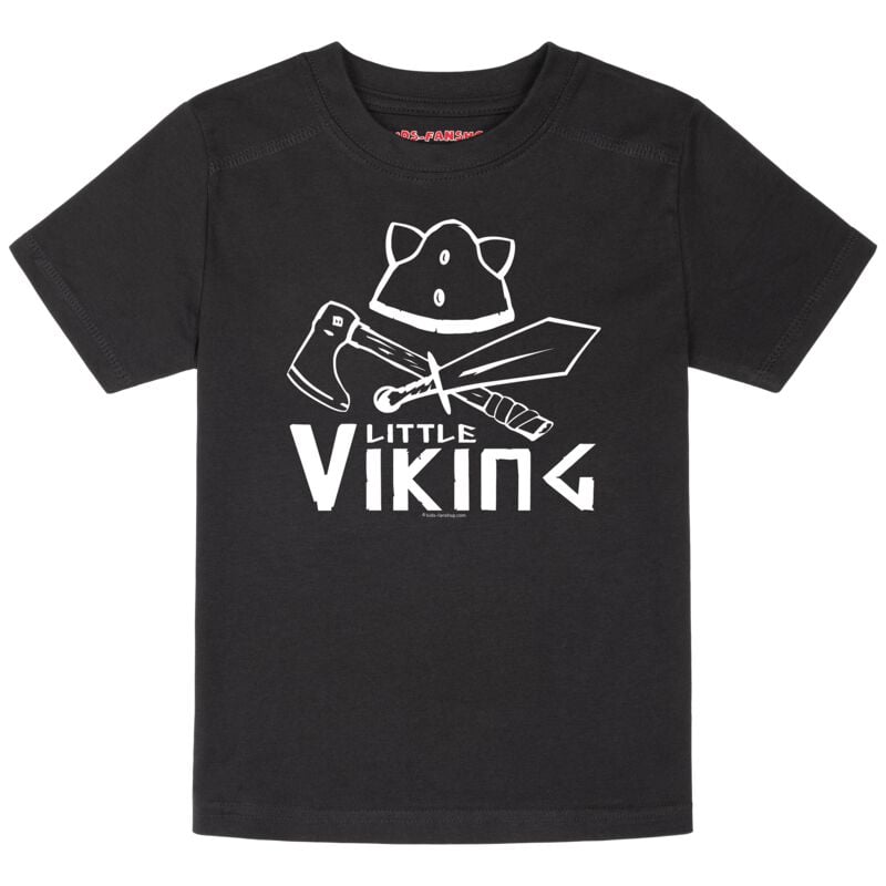 rock revival "Metal-Kids - Little Viking" T-Shirt black by Slogans