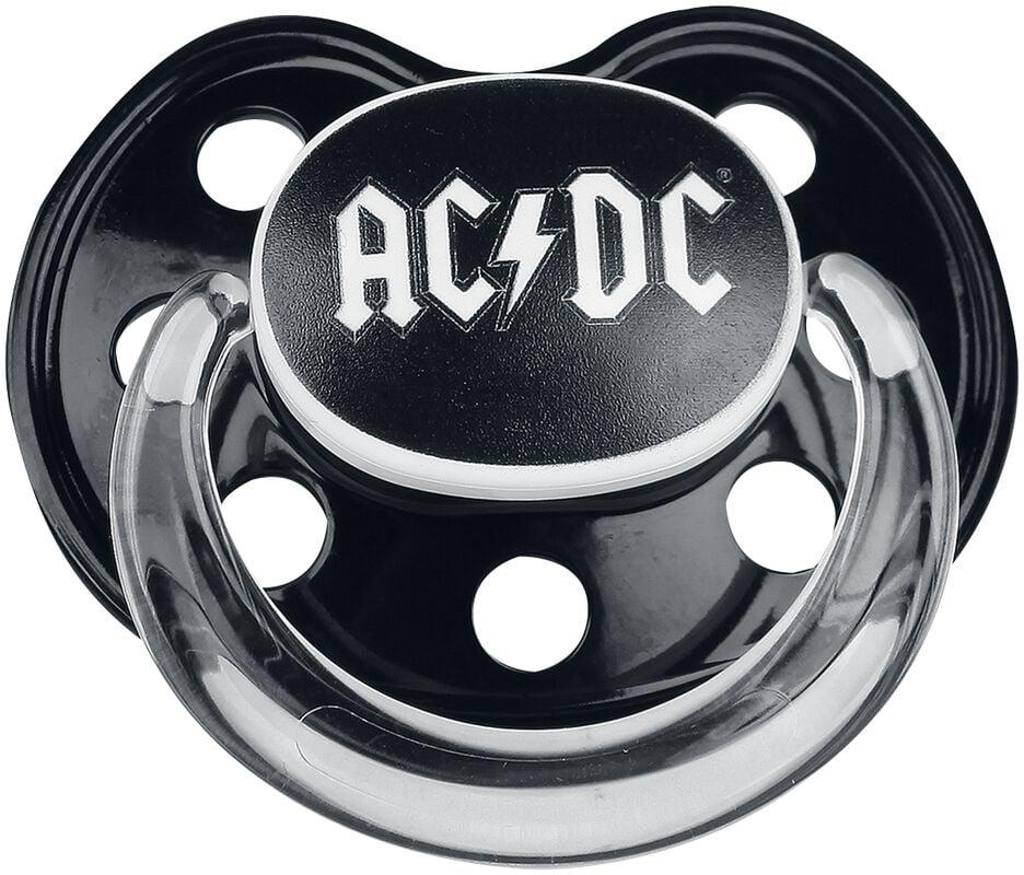 Rock Revival "Metal Kids - Logo" Baby's Dummy Black By AC/DC