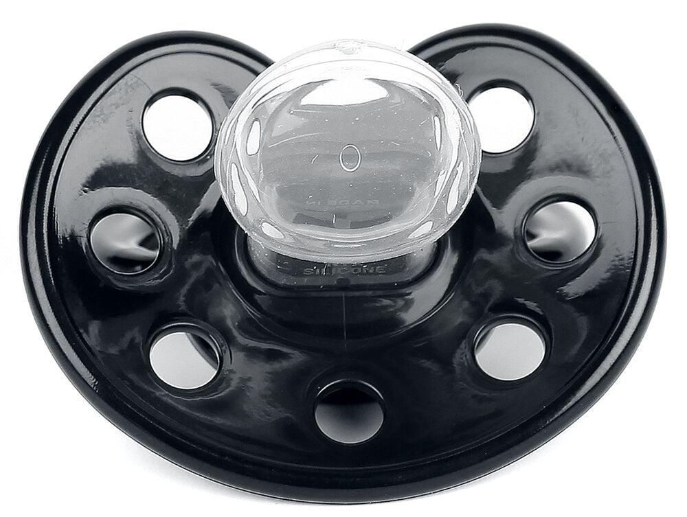 Rock Revival "Metal Kids - Logo" Baby's Dummy Black By AC/DC