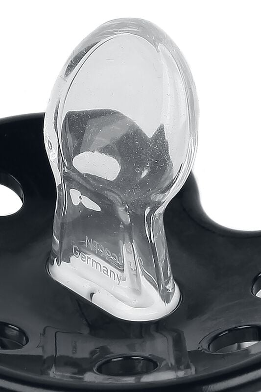 Rock Revival "Metal Kids - Logo" Baby's Dummy Black By AC/DC